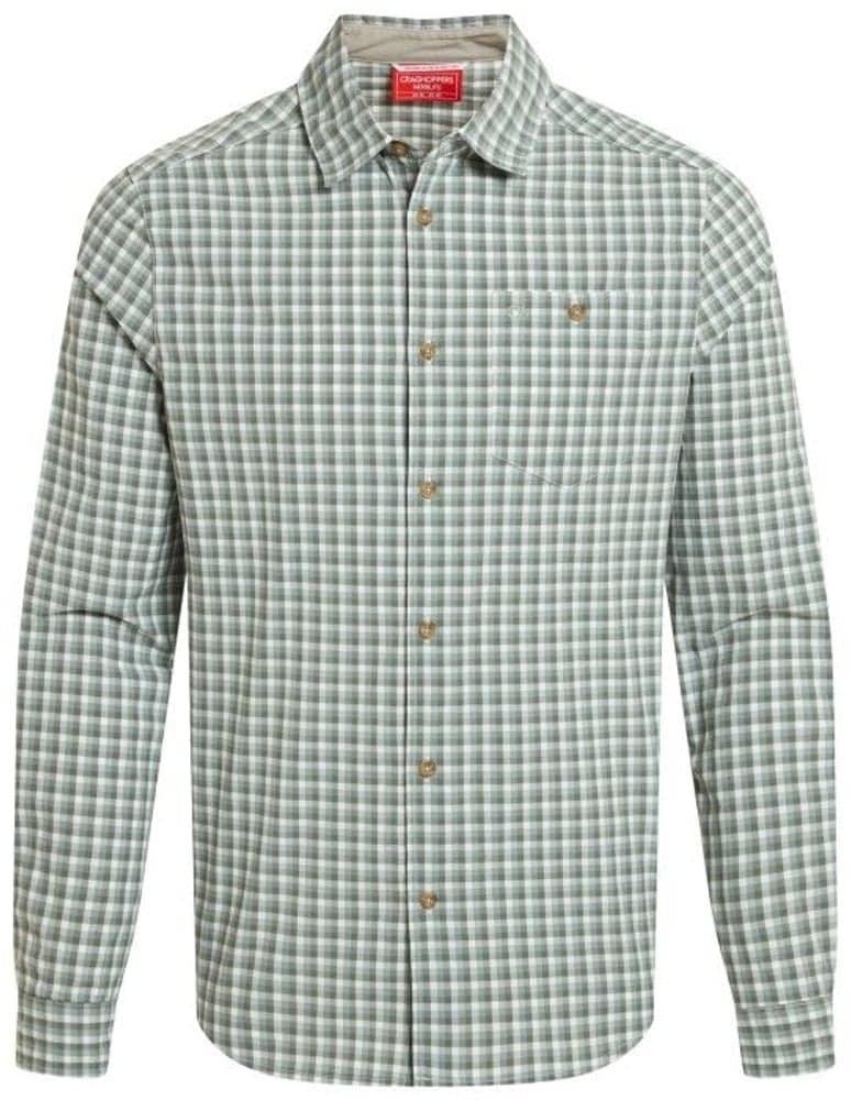 Lichen Green / Ecru Check